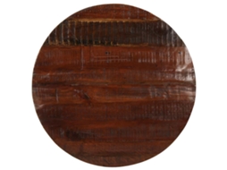 Vidaxl Tampo De Mesa Redondo Ø70x3,8cm Madeira Recuperada Maciça