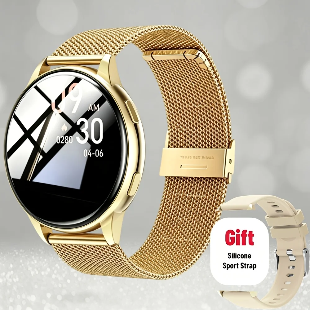 (dourado) Smartwatch Android Com Chamadas Sem Fio