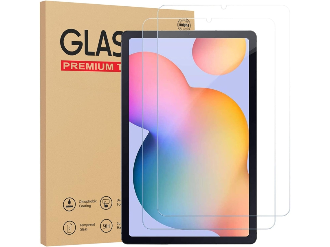 Película Vidro Temperado Kit 2 Unidades Compatível Com Samsung Galaxy Tab S6 Lite