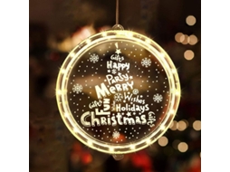 Decorações de Janela Luminosas LED com ventosa NOVA LINE, cortina de Natal