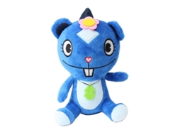 Brinquedo de Pelúcia Fofo Amigos Animais Esquilo Azul Maníaco por Limpeza GOKOCO
