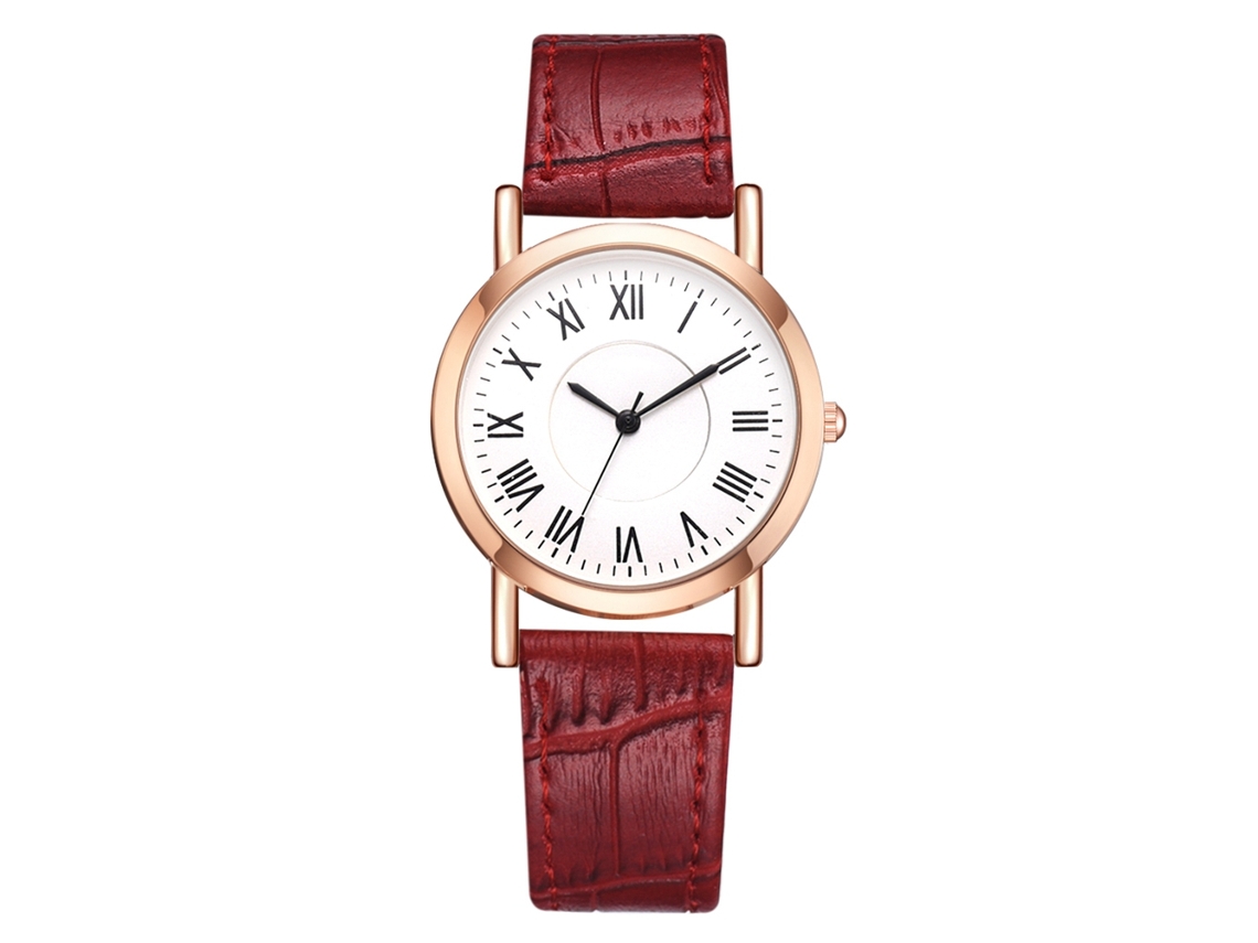 Relógio de Pulso Feminino de Quartzo Casual com Strass, Pulseira e Dial Redondo Xr3366