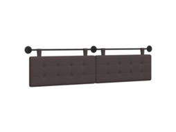 Conjunto 1 Cabeceira De Quarto Vidaxl Castanho Tecido (210 X 55 X 5 Cm)