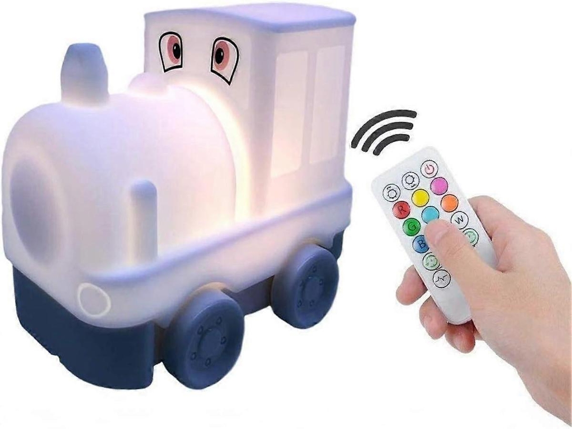 Abajur Infantil Lurelia em Silicone Livre de BPA, Recarregável via USB, com Controle Remoto e Sensor de Toque para Bebês e Crianças, para Cabeceira