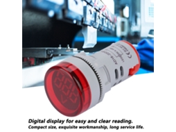 Voltímetro Digital Led Dc com Indicador