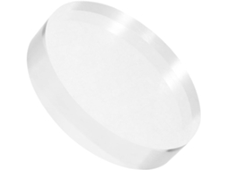 Suporte Para Joias Em Acrílico Transparente, Base Redonda De 10x2 Cm, Organizador De Cosméticos E Expositor Anéis