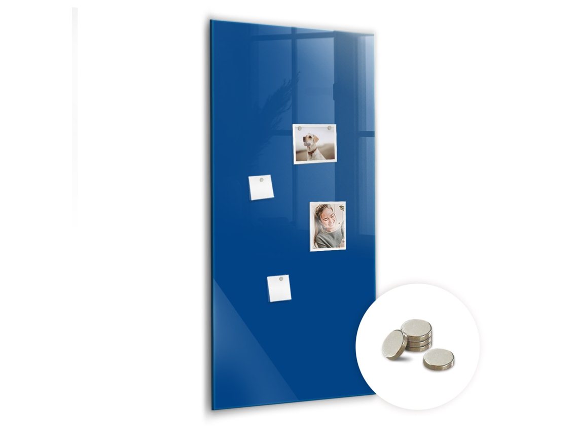 Quadro Magnético De Parede Azul Para O Quarto Das Crianças Espelharte (60x120 Cm)