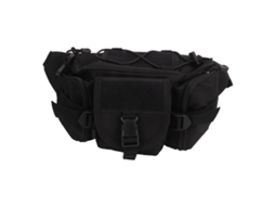 Bolsa Cintura Multifuncional de Tela Oxford e Nylon com Múltiplos Bolsos S/MARCA