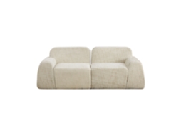 Sofá modular em chenille com espuma de alta elasticidade 30D, antiderrapante e fácil de mover, ideal para salas de estar. Implore.