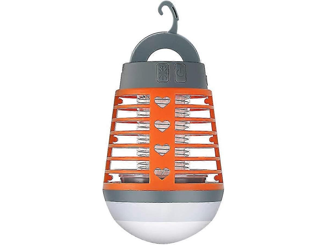 Lâmpada Assassina De Mosquitos De Acampamento 2 Em 1, Matador De Mosquitos Usb À Prova Dágua, Presente Heilwiy Olysi Shop