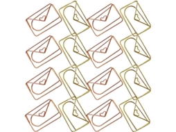 Conjunto De 20-clipes Papel Metálicos Genéricos, Pequenos E Elegantes, Ideais Para Marcadores De Livros E Anotações