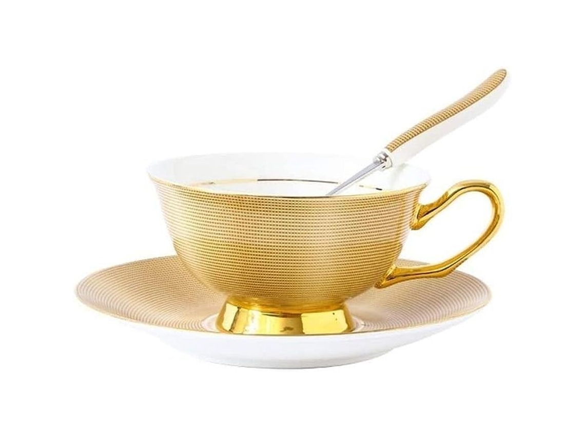 2026 taza de Cerámica Estilo Nórdico Con Borde Dorado para Café Té Y Regalos Festivos