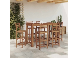 Mesa De Bar Em Madeira De Acácia Maciça 150x70x105 Cm DKD HOME DECOR