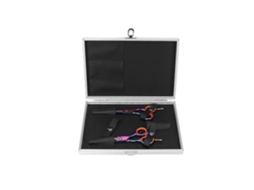 2026 kit de Tesouras de Cabeleireiro Ergonômico Profissional para Salões de Beleza, Barbearias e Casa para Cortar Cabelo