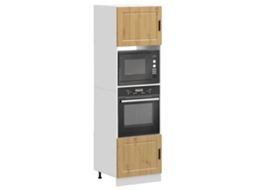 Vidaxl Armários Forno 2 Pcs Porto Derivados Madeira Carvalho Artisiano