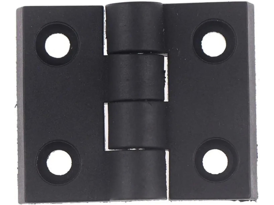 Dobradiça De Porta Plástico Abs, Dobradiças Pequenas Pretas Com Rolamento, Ferragens Profissionais Para Móveis