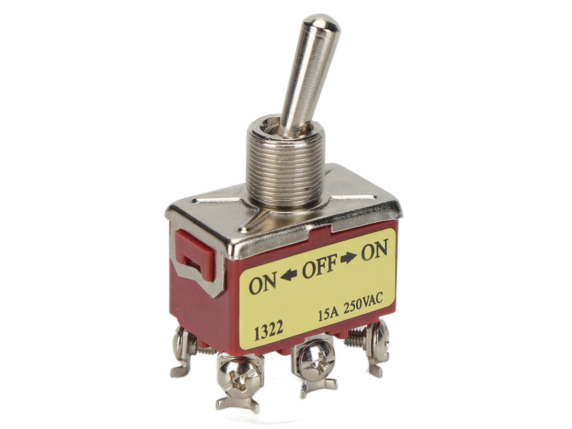 Laxiscreed Interruptor De Rocker 6-pin Com 3 Posições Para Eletrónica De Alta Fiabilidade