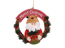 Guirlanda De Natal Decorativa Laxiscreed Com Boneco De Neve Para Porta