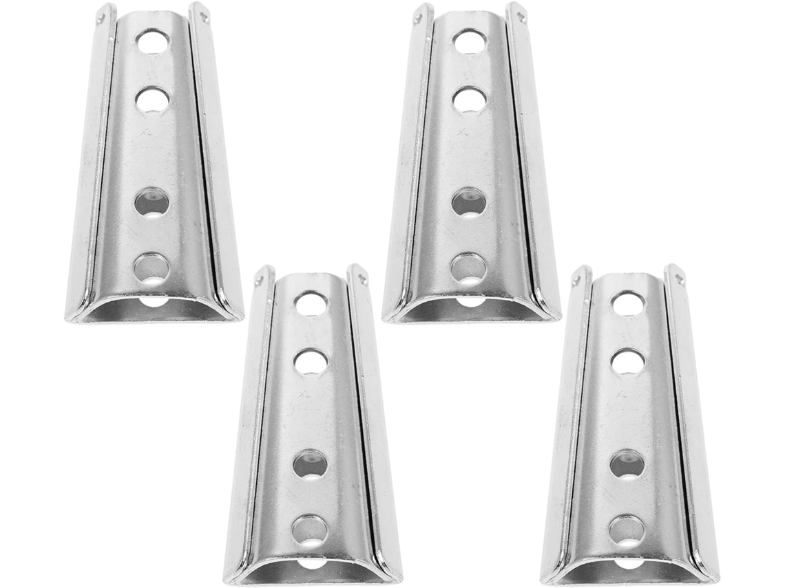 Conjunto De Ferragens Genéricas Para Sofás-cama 4 Parafusos De Ferro Prateados