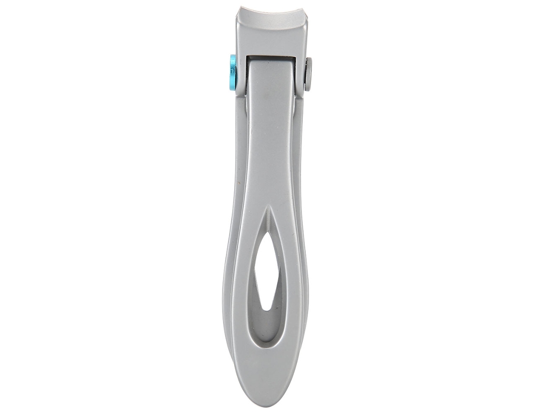 Tesoura De Unhas Grande Em Aço Inoxidável Para Unhas De Mãos E Pés Com Design Anti-deslizante E Lâmina Afiada Prata