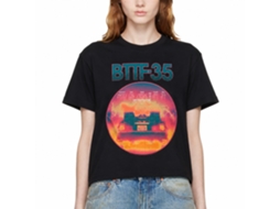 Rockinstone Back To The Future Movie 35 Neon Black Adult T-shirt Size:xxl