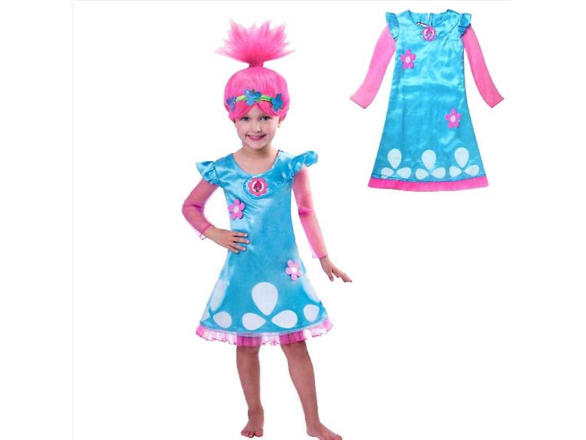 Peruca De Boneca Trolls Elfos Mágicos Peruca De Chama Para Crianças Peruca De Princesa Elfa Mágica Bobi Olysi Shop