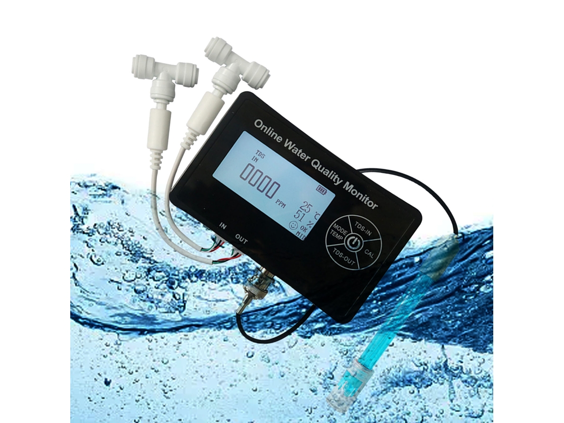 Medidor De Qualidade Da Água 5 Em 1, Ph, Tds, Ec, Rh, Temp, Medidor De Água Digital De Alta Precisão, Plugue Ue, 100 240 V, Recarregáv Slowmoose
