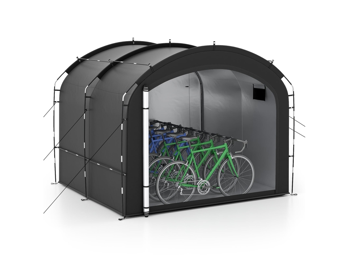 Tenda impermeável para bicicletas capacidade 7 8 bicicletas NORTHIX