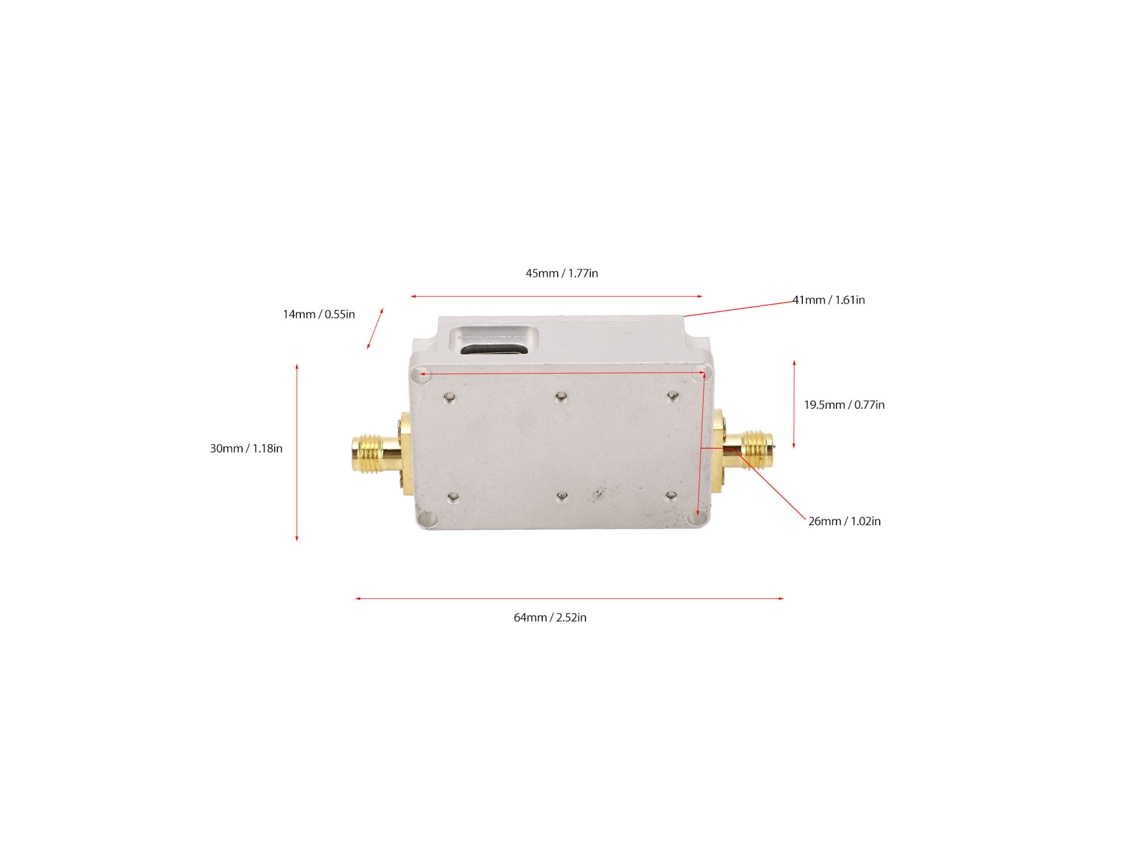 Laxiscreed Amplificador De Alta Linearidade Com Ganho De 20db E Baixo Ruído