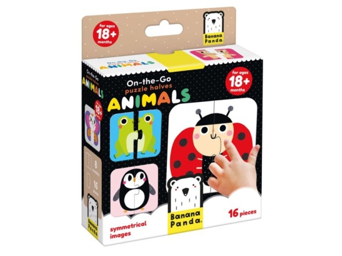 Livro On The Go Puzzle Halves Animals 18 Meses De Desconocido (espanhol)