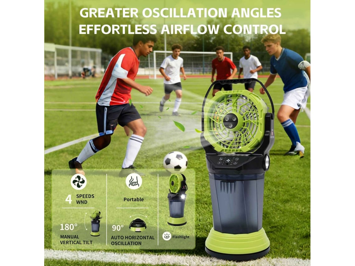 Ventilador Nebulizador Camping Lanterna 2000ml DEG