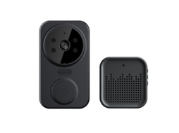 Seu Guardião Na Porta, Campainha De Vídeo Sem Fio Com Áudio Bidirecional, Detecção De Movimento Pir, Compatível Com Alexa, Sem Mensalidade, Slowmoose