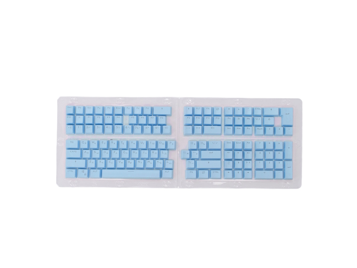 132 Keycaps Abs Russos Para Teclado Mecânico