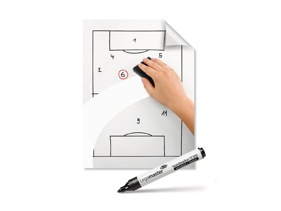 Folhas de Quadro Branco Magic-Chart em Rolo A4 25 Peças
