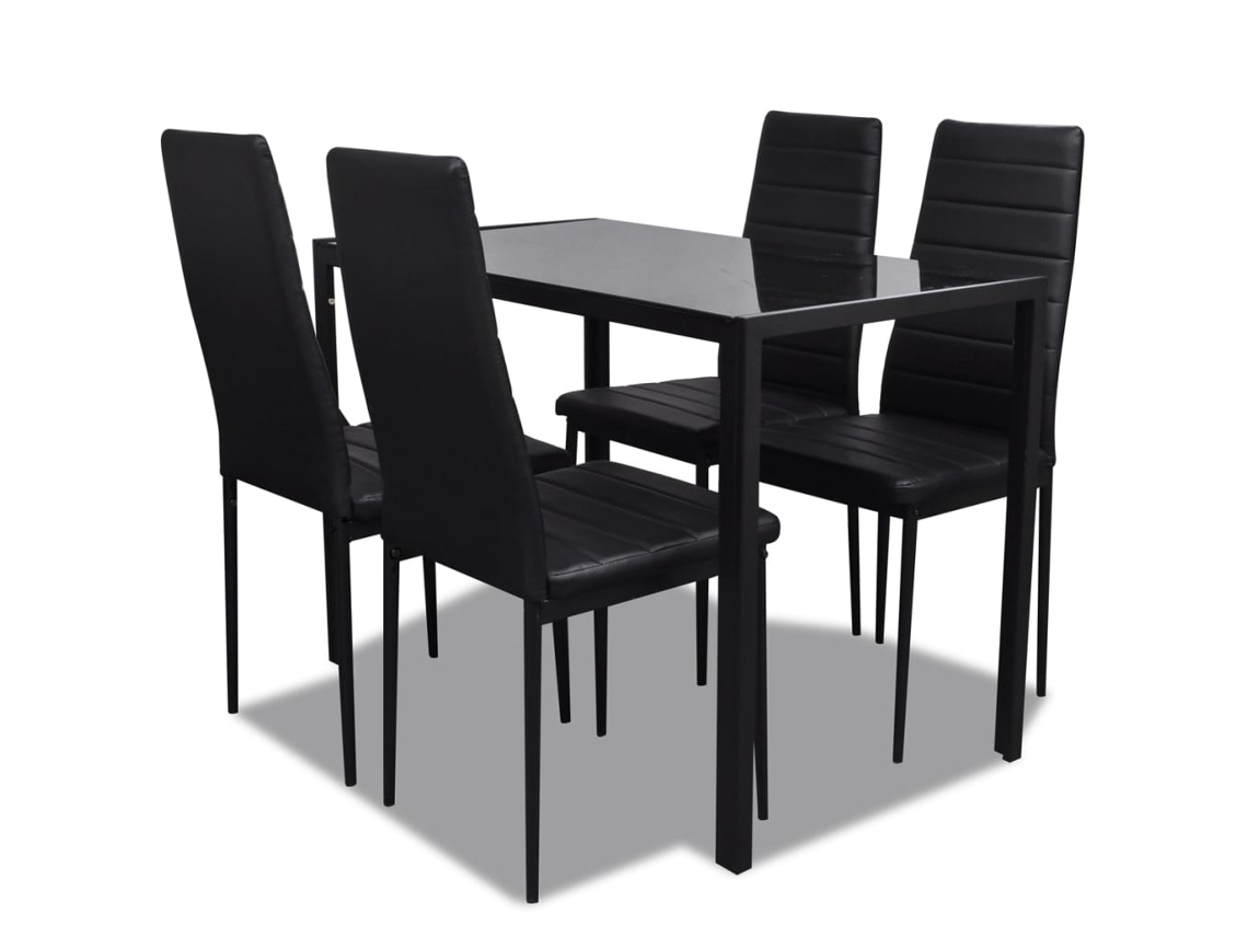 Dining Set, Dining Sets Vidaxl Preto Metal