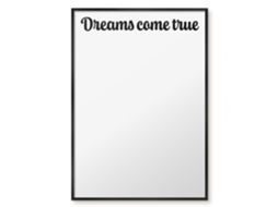 Magnetic Wall Board Dreams Come True For The Office Espelharte (70x100 Cm)
