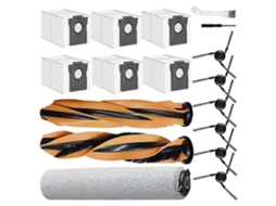 17pcs Main Brush Roller Mop Dust Bags Side Brush For Dreame Mova Z60 Ultra Robot Vacuum Cleaner Parts