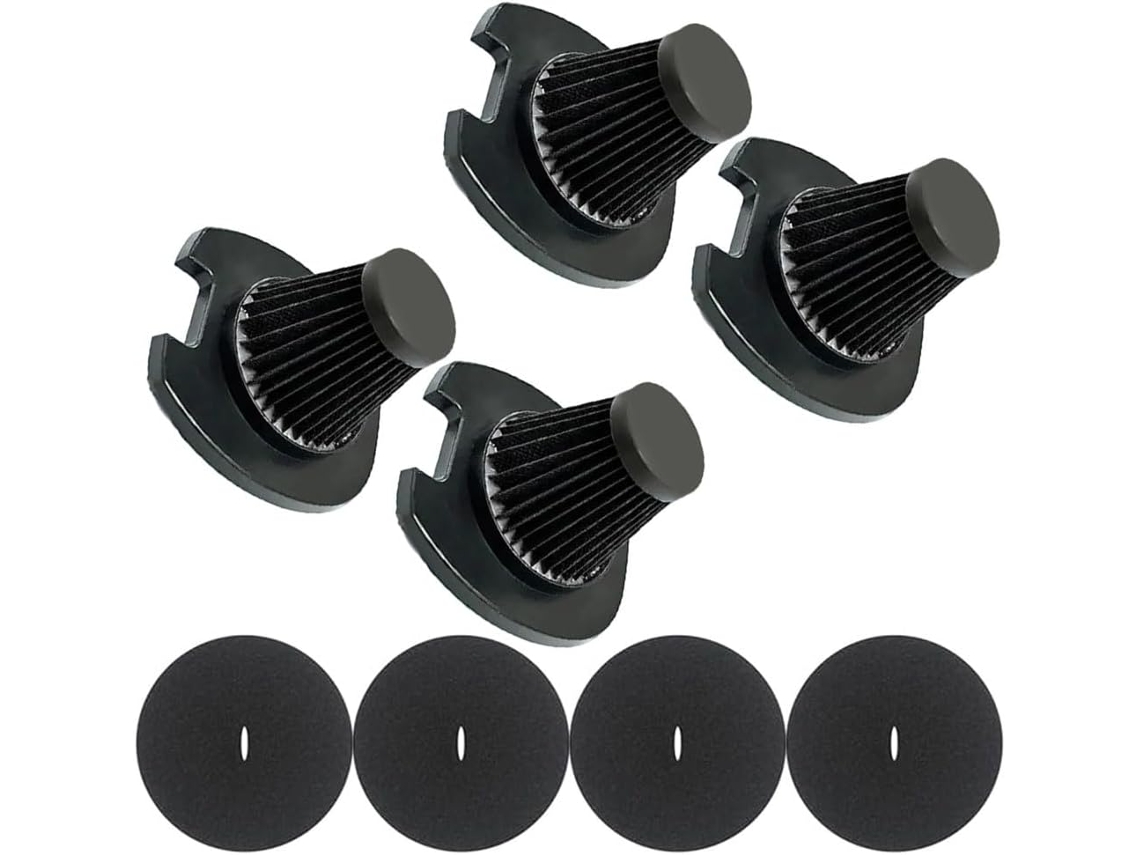 Kit Com 4 Filtros De Reposição Para Aspirador Pó Vertical Fio 3 Em 1