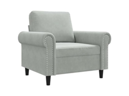 Sofa Chair, Sofa Chairs Vidaxl Cinzeto Veludo (n/a)