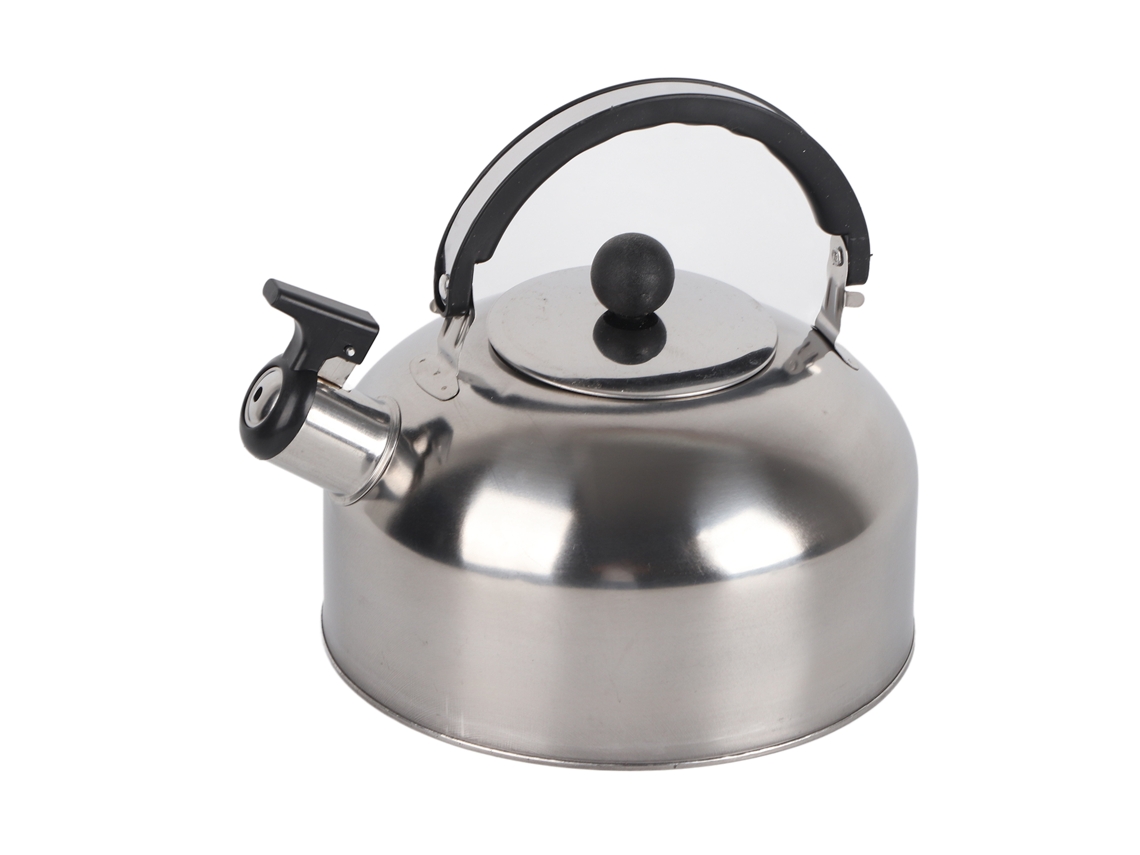 Chaleira Camping Inox 3l Leve Sopro Resistente