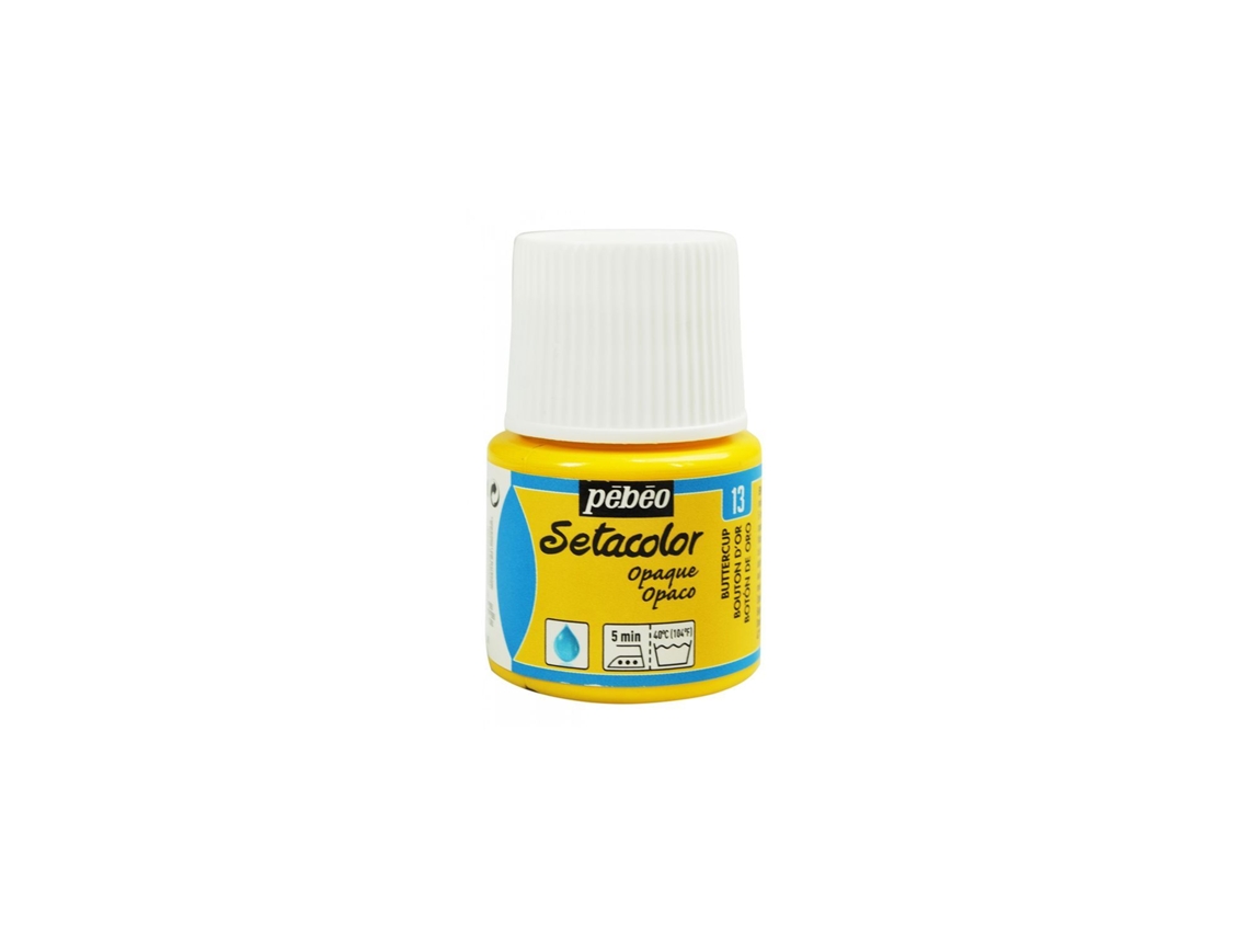 Setacolor Tinta Têxtil Opaca Amarela 45 Ml PÉBÉO