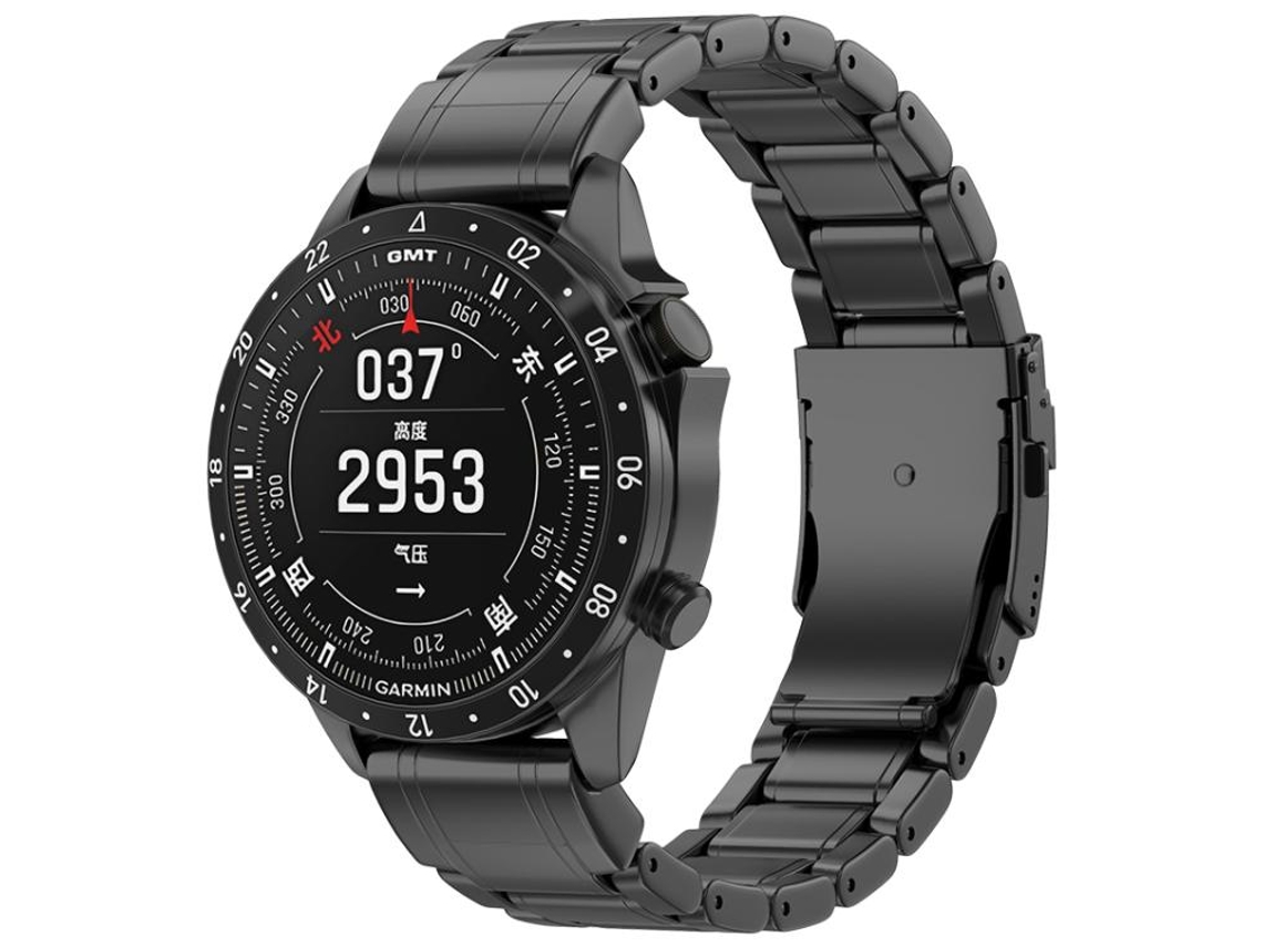 Bracelete para Garmin Titânio com fivela de segurança XIAOMOYU (22mm)