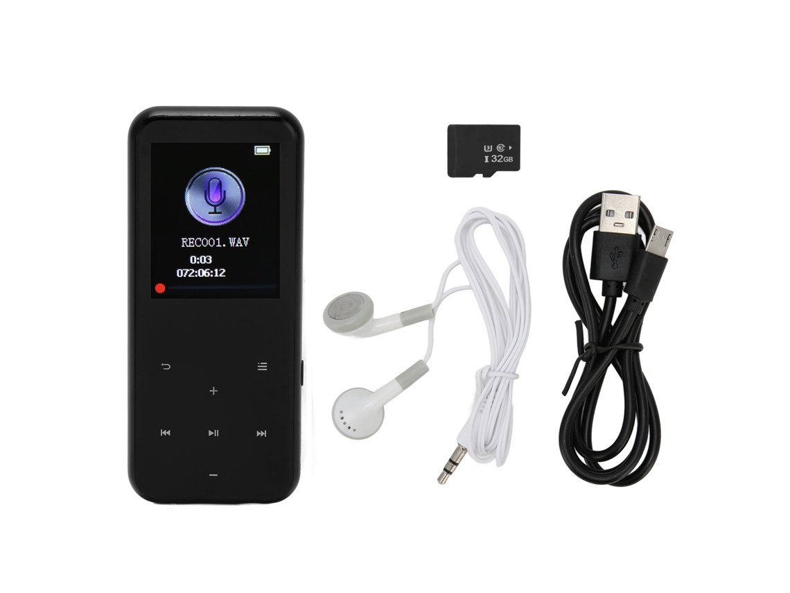 Reprodutor Mp3 1.8 32gb Bluetooth 5.0 Fm LAXISCREED
