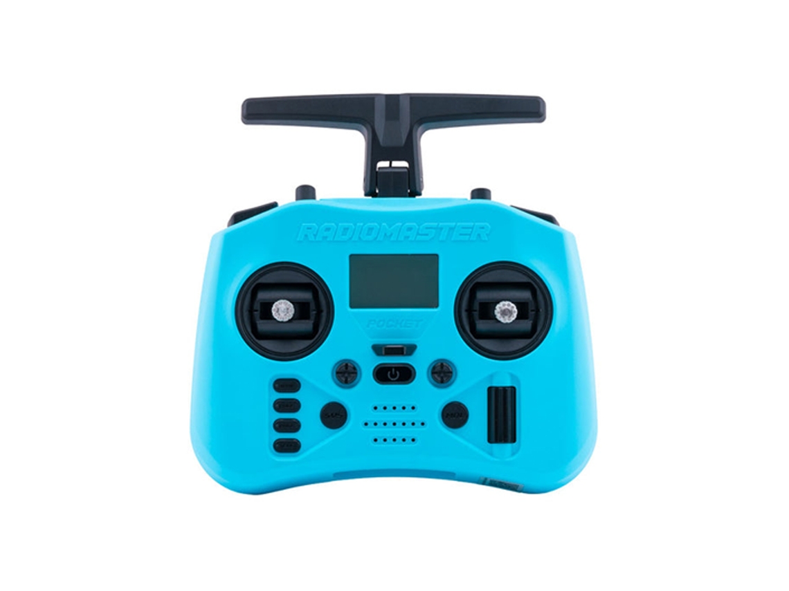 Controlador Rádio Radiomaster Pocket Crush 2.4ghz 16ch Elrs com Cardãs Hall Edgetx Luzes Led Integradas para Drones Corrida Fpv Rc MDUG