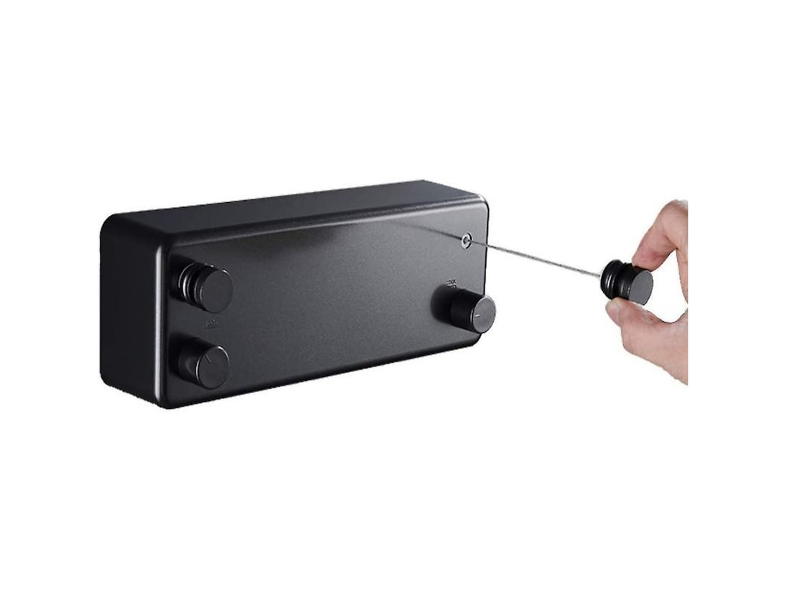 Línea De Tendedero Retráctil De Doble Cuerda Heavy Duty Para Interior Y Exterior, 4m