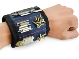 2 Pulseiras Magnéticas para Cinto de Ferramentas, Acessório Exclusivo para Aniversários, Dias Inesquecíveis, Presente para