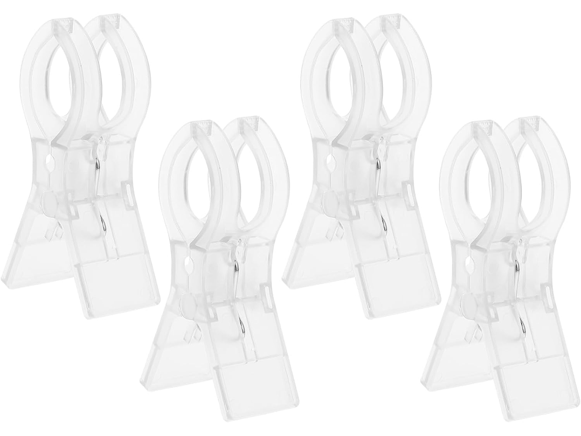Solustre Prendedores De Roupa Resistentes Ao Vento, Estilo Verão, Plástico Reutilizável, Fixação Forte, Ideais Para