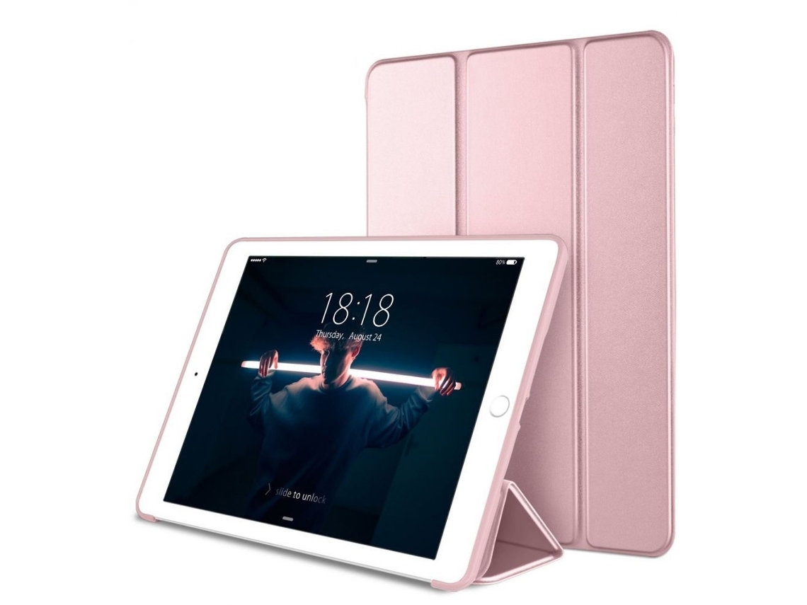 Lurelia Capa Para Ipad 9.7 2017/2018 Smartcase, Leve E Fina, Rosa