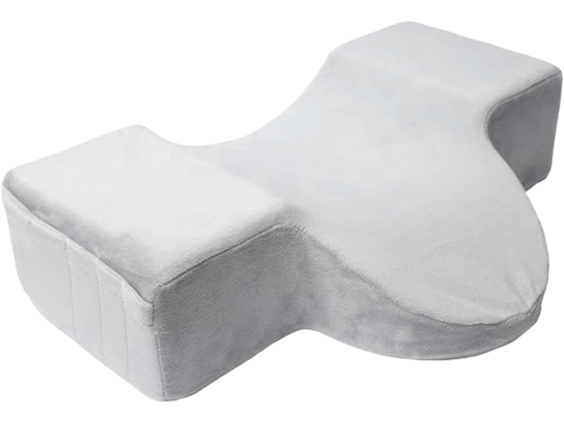 Almofada para Cílios Extensão De, Ergonômica Espuma Viscoelástica Apoio o Pescoço, Cama, Estética CHABERLU