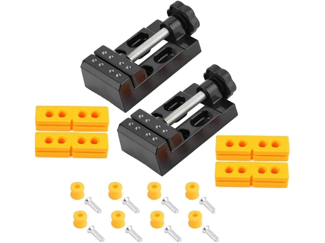 Conjunto De 2 Mini Tornos De Mesa Paralelos Para Artesanato E